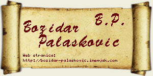 Božidar Palasković vizit kartica